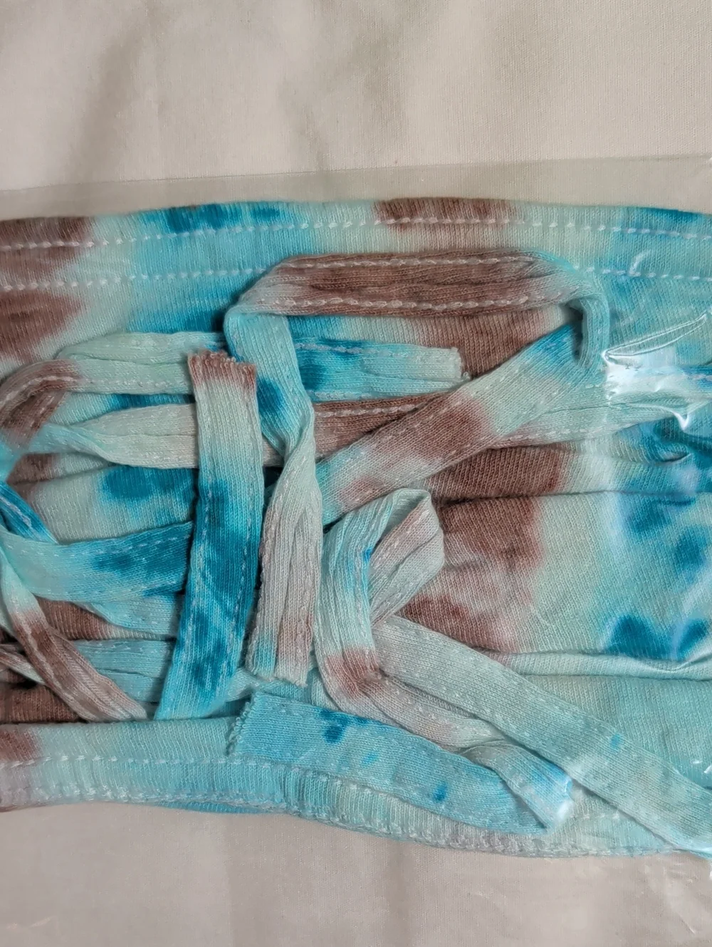 NWOT (002) Tultex Unisex Assorted Tie-Dye Face Masks Multi 8 Pack